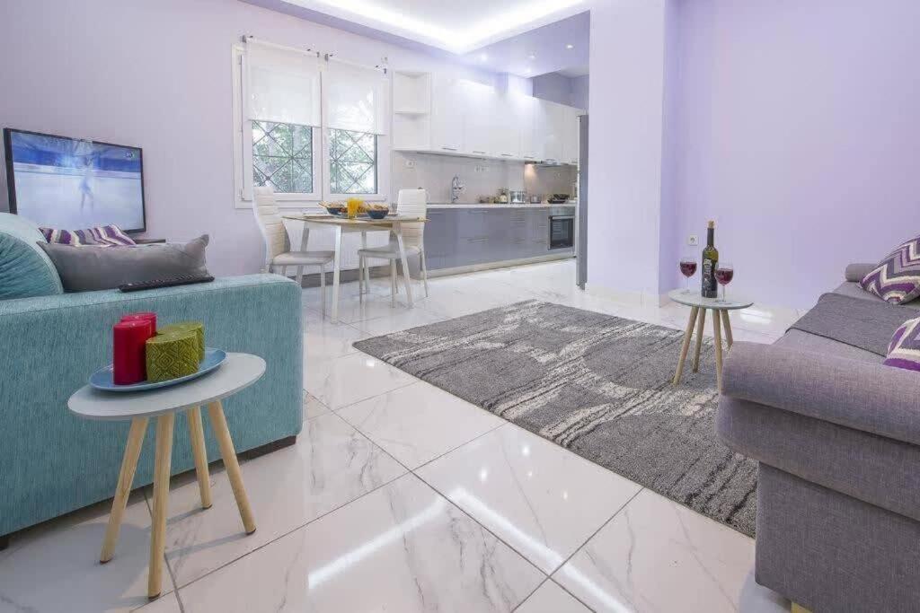 Modern Fully-Equipped House, 5 Min Walk From Metro Villa Atina Dış mekan fotoğraf